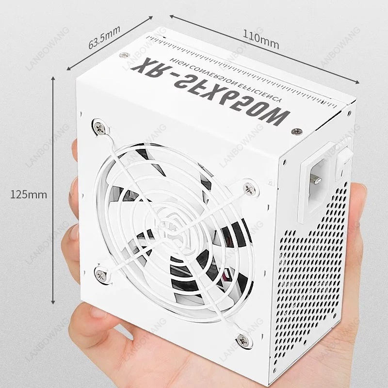 White SFX ชุดจ่ายไฟแบบโมดูลาร์ - 750W Sfx Fully Modular Power Supply บทวิจารณ์และราคา